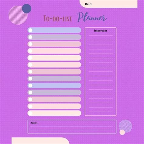 Printable To-do-list Planner - Etsy