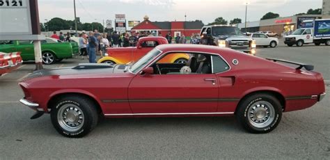 1969 Ford Mustang Mach 1 Hatchback Red RWD Manual mach 1 for sale ...