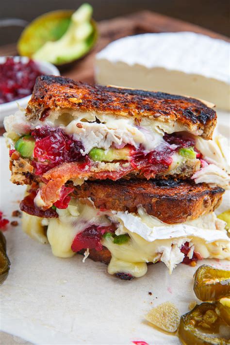 Cranberry and Brie Turkey Grilled Cheese with Avocado and Bacon ...