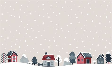 Snowy Village | Christmas wallpaper ipad, Christmas desktop wallpaper ...