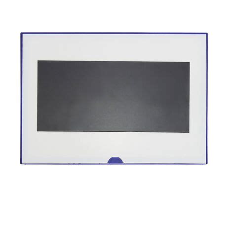 PrimeMatik - Magnetic label with blue frame and magnet signboard 297x210mm