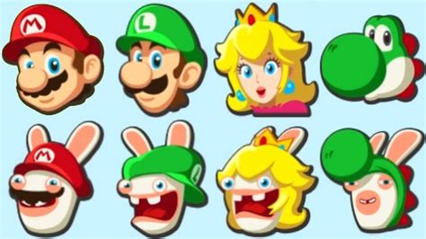 Mario + Rabbids Kingdom Battle - All Characters - YouTube