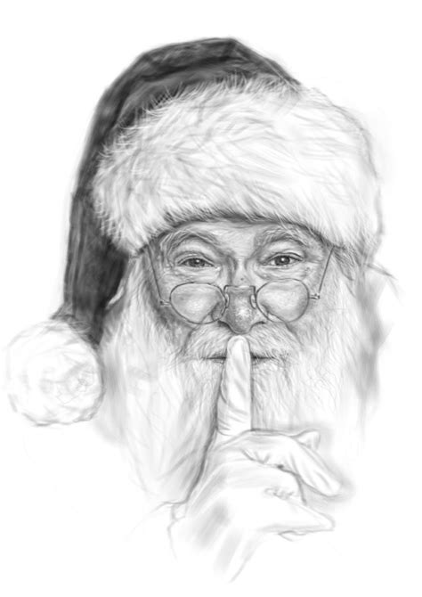 Santa illustration - Nov/Dec 2012 - illustartion as part of work for ...