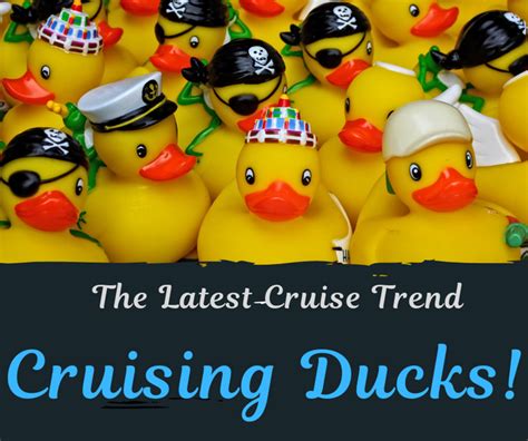 The Latest Cruise Trend: Cruising Ducks! (with free printables) | Cruise, Duck, Carnival cruise line