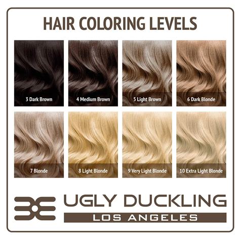 The Ugly Duckling Hair Color Chart Explained - Ugly Duckling