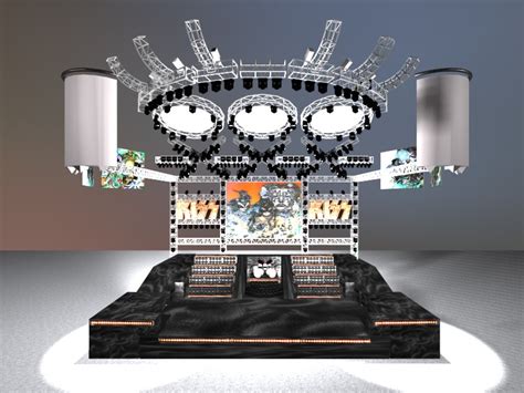 KISS ASYLUM:Potential Psycho Circus Stage Design