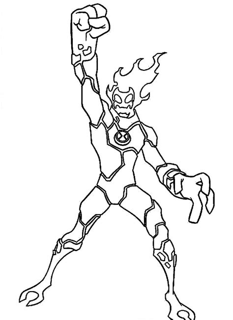 Ben 10 Printable Coloring Pages at GetDrawings | Free download