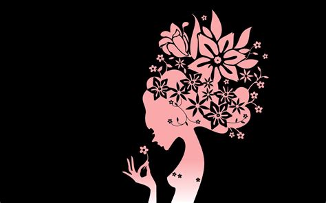 Flower Girl Silhouette