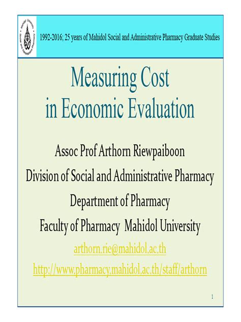 3 Cost Analysis | PDF | Health Care | Opportunity Cost