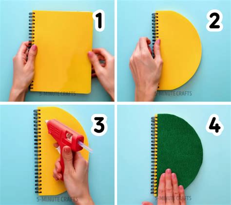 A guide for DIY notebook covers to brighten your school days / 5-Minute Crafts