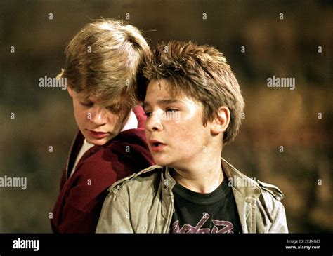 Martha Plimpton, Corey Feldman, "The Goonies" (1985) Warner Bros. / File Reference # 34082 ...