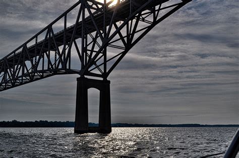 The Robert O. Norris bridge is a truss bridge that spans the Rappahannock River between ...