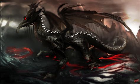 Black Dragon Kalameet by Kevin-Glint on DeviantArt