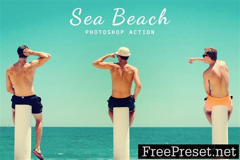 Sea Beach - Photoshop Action ZE5A63N