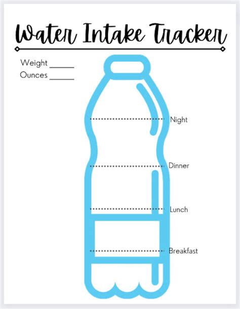 Water Intake Tracker - Etsy