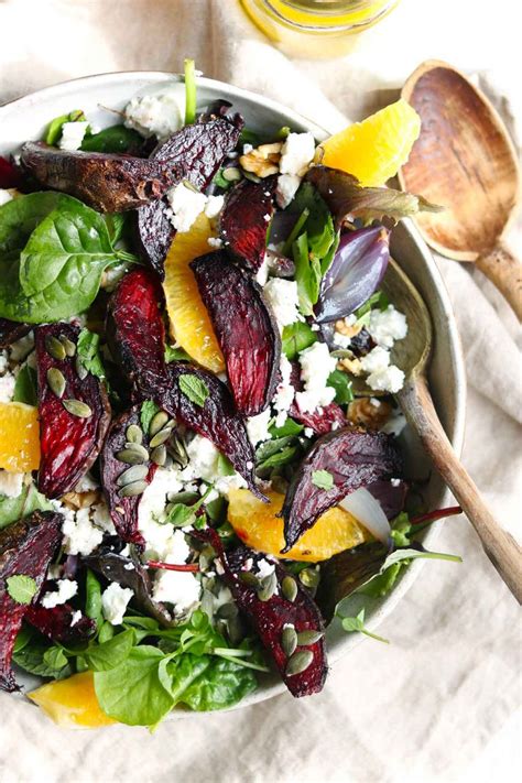 Roasted Beetroot Salad with Feta and Walnuts - The Last Food Blog