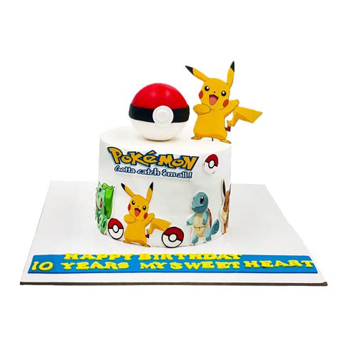 Pikachu and Pokeball Cake | Birthday Cake In Dubai | Cake Delivery ...