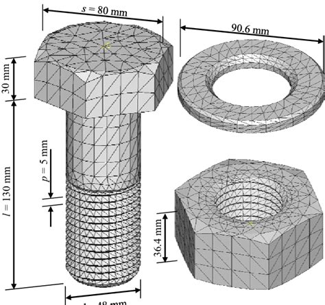 Washer Nut Bolt Diagram