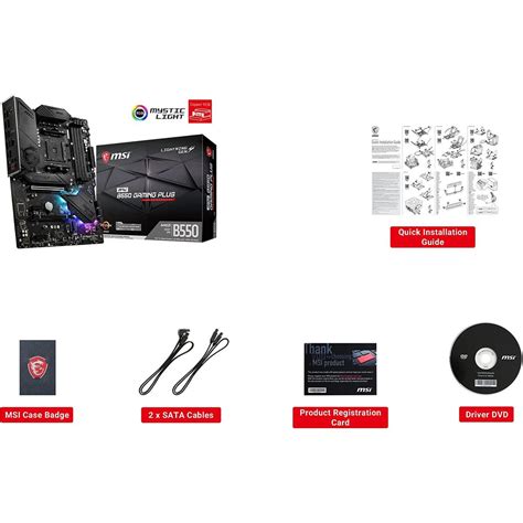 MSI MPG B550 Gaming Plus AM4 Socket Motherboard