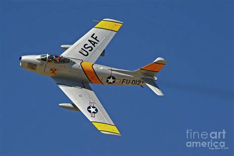 North American F-86F Sabre Jet Named the Jolly Roger Photograph by Kenny Bosak - Fine Art America