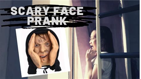 Pranking My Roommates: Scary Face On The Window Prank - YouTube