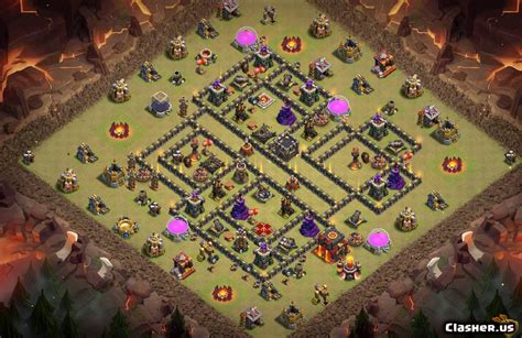 [Town Hall 10] TH10 | War Base | Anti 3 Star [With Link] [7-2019] - War ...