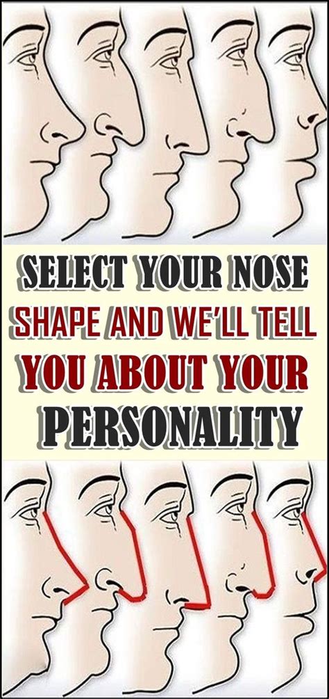 Select Your Nose Shape And We’Ll Tell You About Your Personality ...