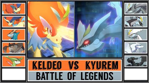 KELDEO vs KYUREM - Unova Legend Battle - YouTube