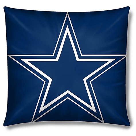 Dallas Cowboys 15" Printed Toss Pillow | Home Decor | Home & Office | Accessories | Cowboys ...