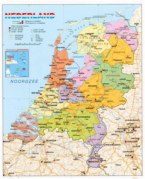 Netherlands Political Map