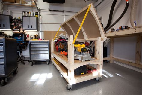 Workbench Plans - Tommy's Rolling Workbench and Miter Saw Station