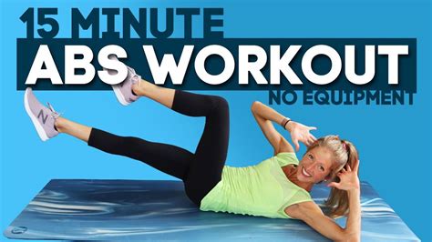 15 Minute Abs At Home Workout - No Equipment Abs Workout (GREAT RESULTS!) | Abs workout, 15 ...