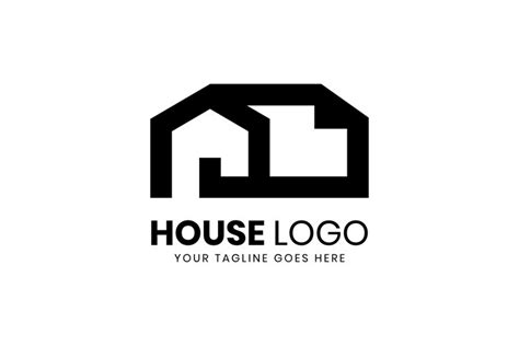 Black and White Logo - House #33