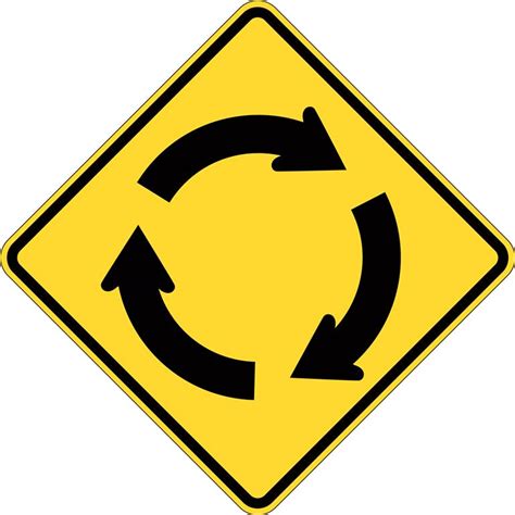 Roundabout Sign