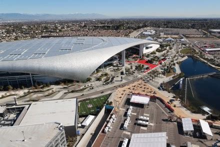 Aerial View Sofi Stadium Home Nfl Editorial Stock Photo - Stock Image ...