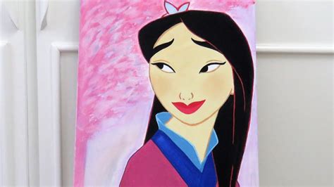 Painting Disney Princess Fa Mulan - YouTube