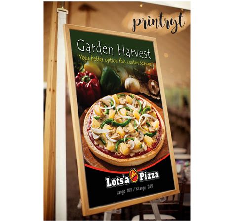 LOTS’A PIZZA MENU BOARD - Printryt Incorporated