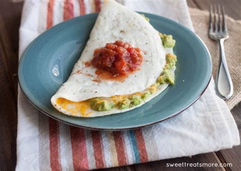 Smashed Avocado & Egg White Omelet - Boys Ahoy