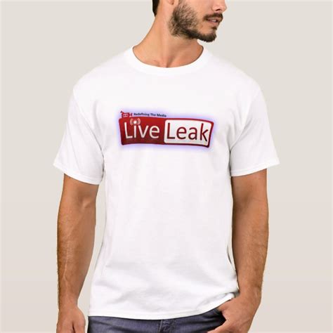 LiveLeak Logo Shirt - White | Zazzle.ca