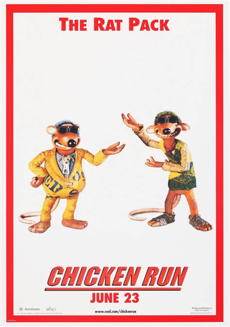 Chicken Run Movie Poster - Classic 00's Vintage Poster Print - prints4u