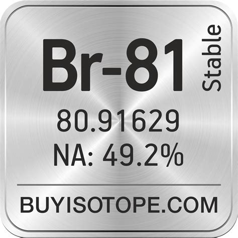 Br-81 Isotope, Enriched Br-81, Br-81 Sodium Bromide, Br-81 Price