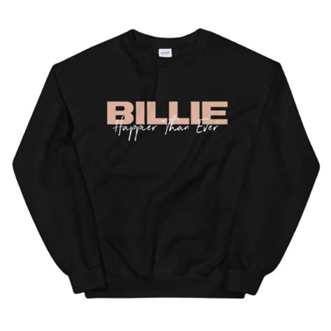 Billie Eilish Merch Happier Than Ever Sweatshirt - Billie Eilish | Store