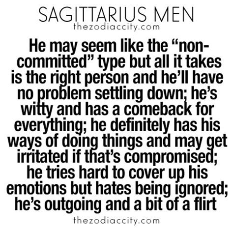 Sagittarius Traits Male