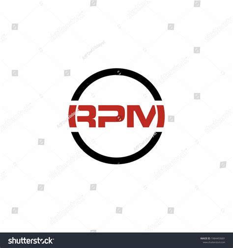 Rpm Logo Design Abstract Automotive Stock Vector (Royalty Free ...