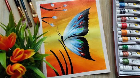 Easy Butterfly Painting