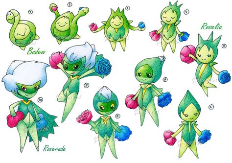 Budew Evolution Chart