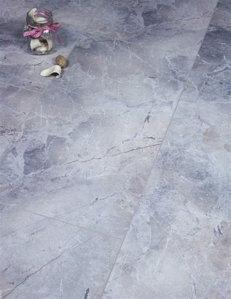 Grey Marble Tile Effect Laminate Flooring - Floor Depot