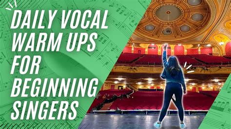 Daily Vocal Exercises For Beginner Singers | Full Voice Lesson & Warm Ups - YouTube