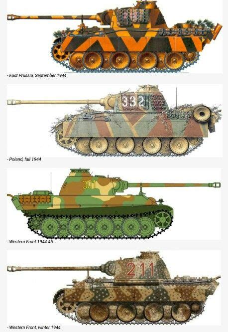 Panther camo Der Panther, Panther Tank, Tiger Tank, German Soldiers Ww2, German Army, Camouflage ...