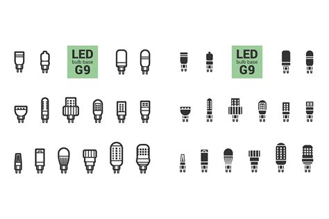 LED light bulbs big set By Katerina Ivanova | TheHungryJPEG